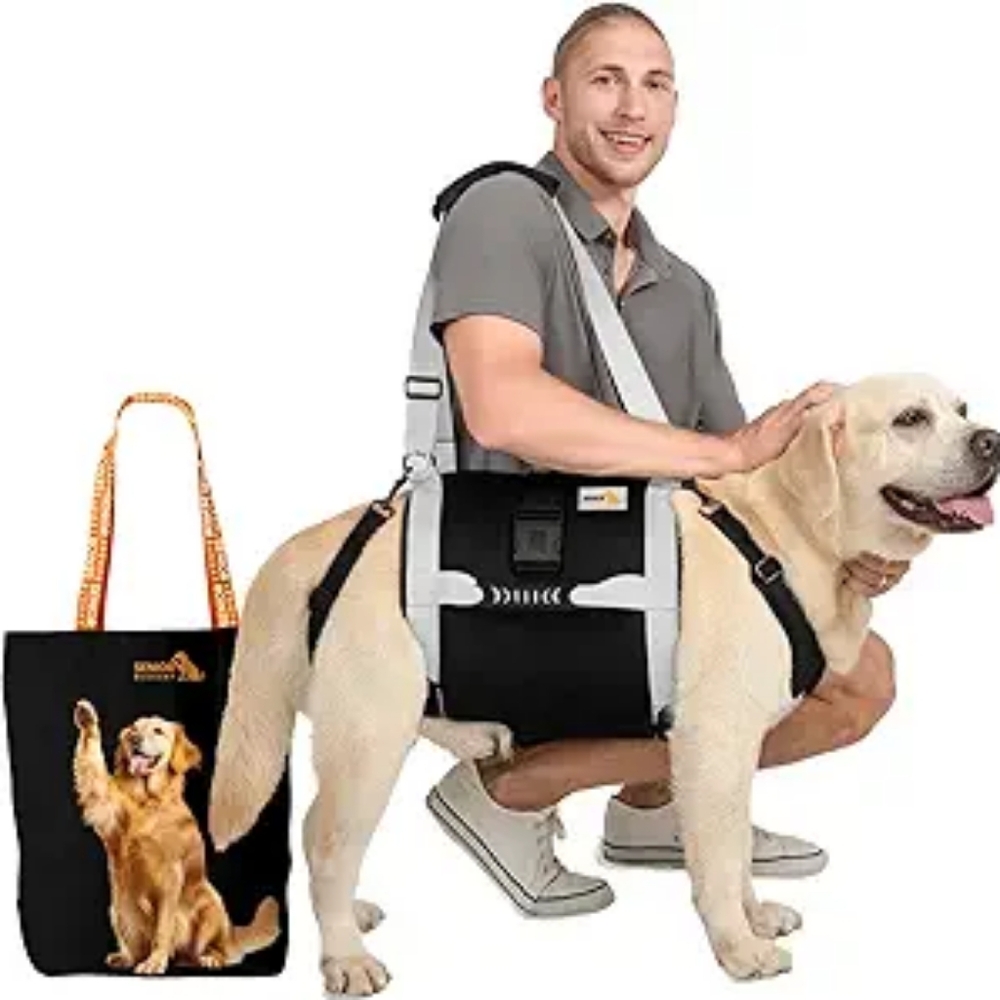 Dog Support Harness with Tote Bag